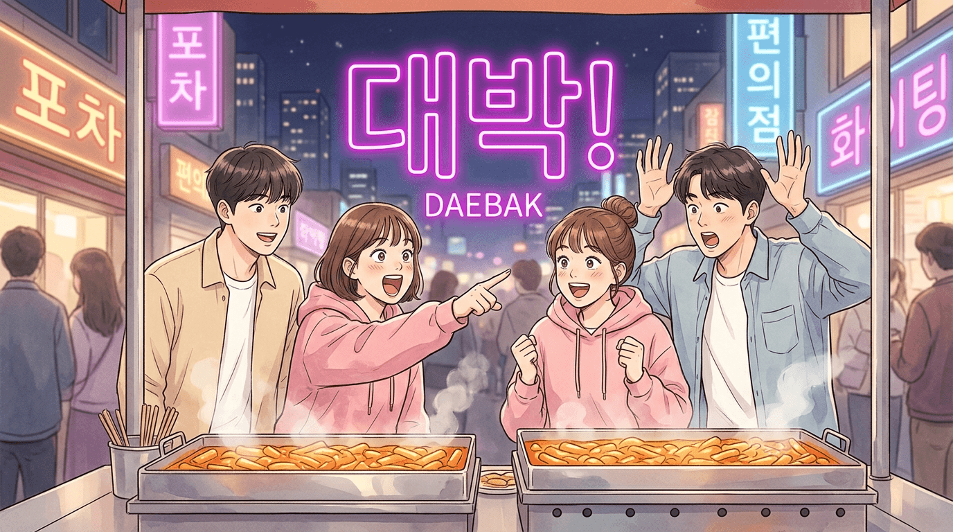 テバン（대박）の意味とは？韓国ドラマ頻出ワードを徹底解説